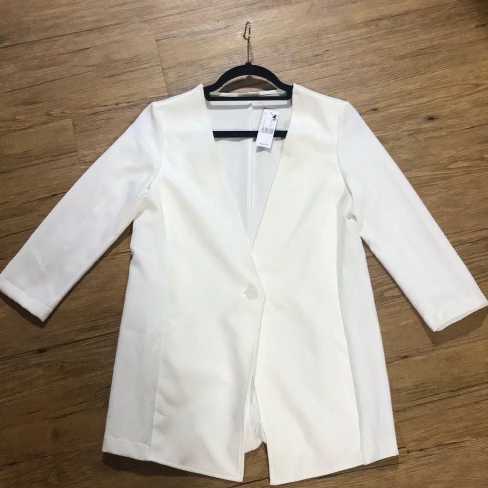 White blazer